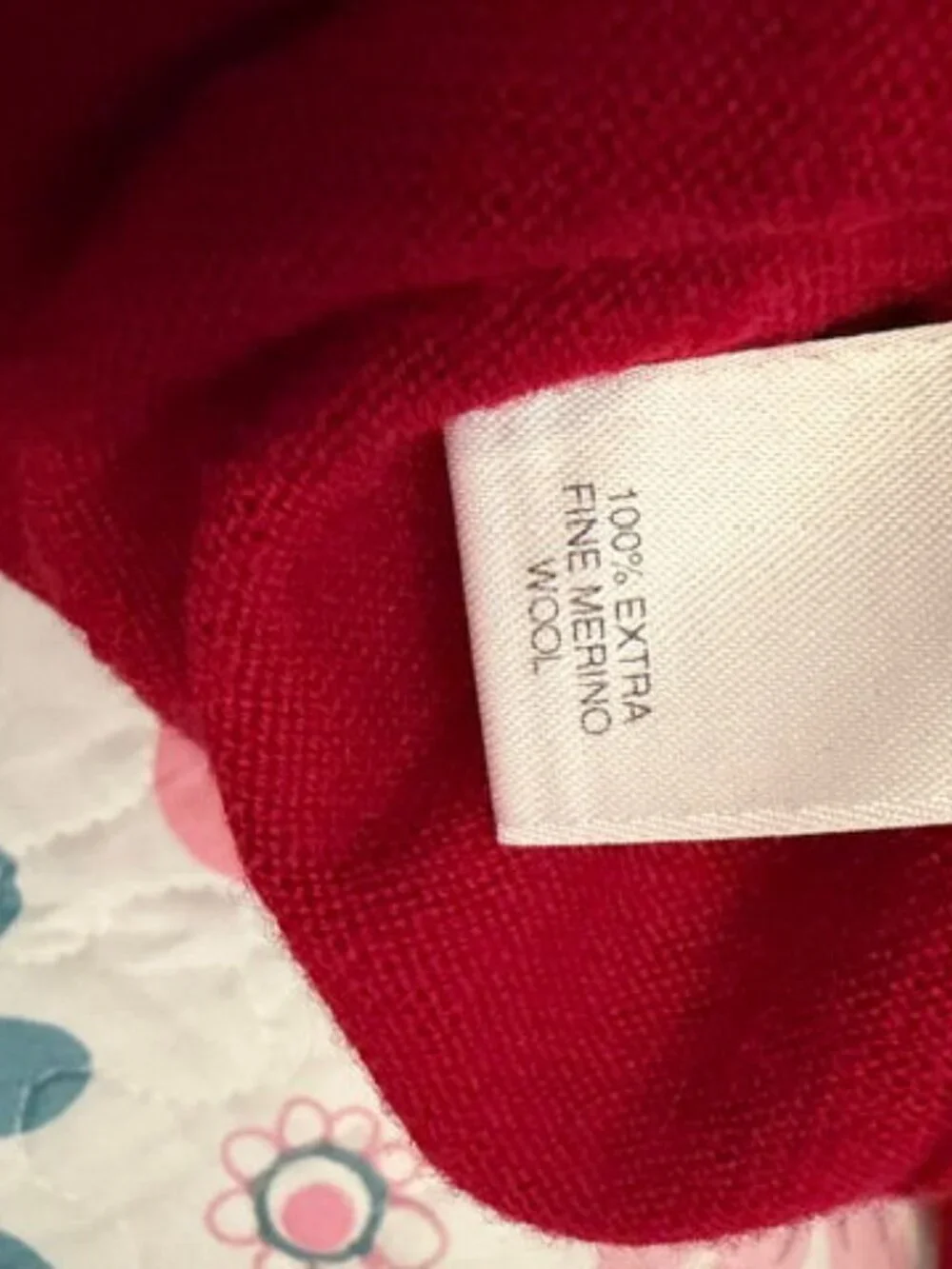 Turnbury Extra Fine Merino Wool Sweater Mens Size L Ribbed Preppy Red Pullover